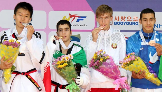 Дмитрий Малиновский в южно-корейском Муджу стал бронзовым призером чемпионата мира по таэквондо